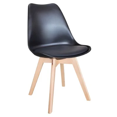 SILLA HABITARE TIPO EAMES NEGRA