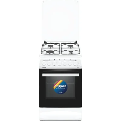 COCINA SUPERGAS 4 HORNALLAS BLANCA CON TERMOCUPLA 50X60 CM