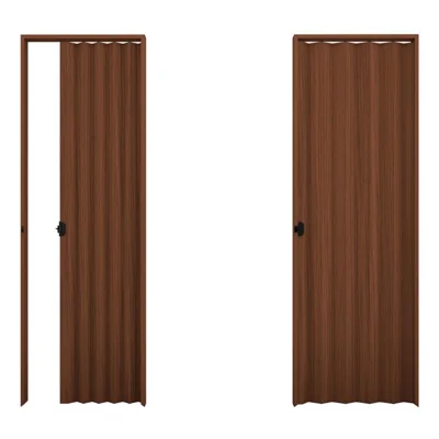 PUERTA PLEGABLE PVC MOGNO - 70X210 CM