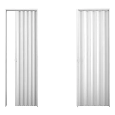 PUERTA PLEGABLE PVC BLANCA  - 80x210 CM 