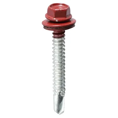 TORNILLO AUTOTALADRANTE ROJO TEJA 5.5X100 