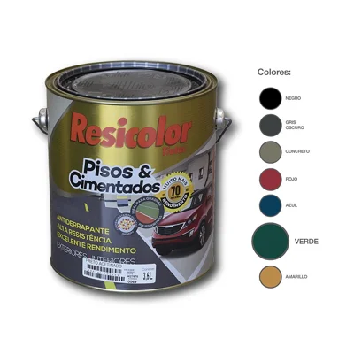 PINTURA PISO VERDE ACETINADO 900 ML