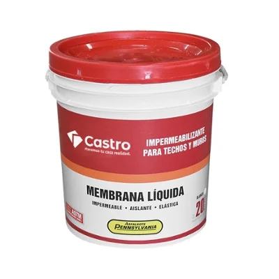 MEMBRANA LIQUIDA CASTRO BLANCA 20 KG.