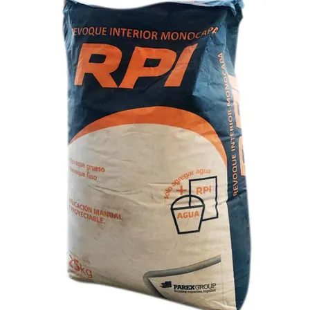 REVOQUE INTERIOR RPI FIBRADO BOLSA X 25 KG.