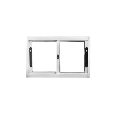 VENTANA CORREDIZA DE ALUMINIO NATURAL 60X40 CM / SERIE 20