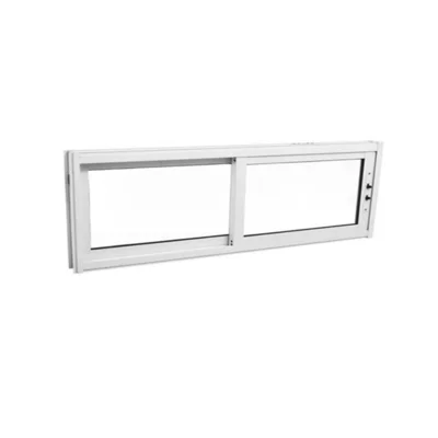 VENTANA CORREDIZA DE ALUMINIO NATURAL150x40 CM / SERIE 20