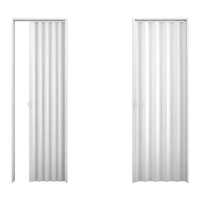 PUERTA PLEGABLE PVC BLANCA - 90X2.10M