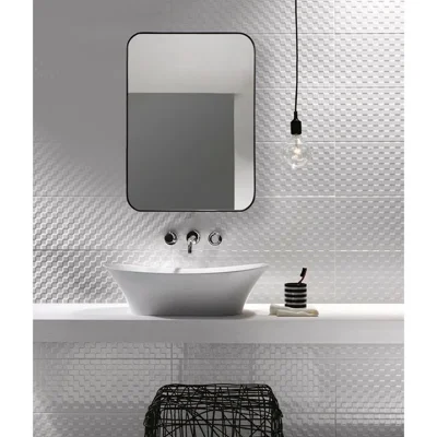 ESPEJO RECTANGULAR  DE 60X45 CM 
 CON MARCO NEGRO