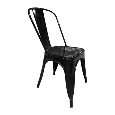 SILLA HABITARE METAL NEGRA