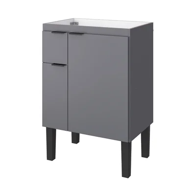 MUEBLE DE BAO MODELO MAGNOLIA GRIS S/TAPA