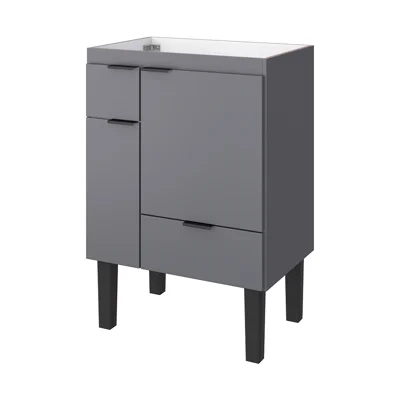 MUEBLE DE BAO MODELO IBATE GRIS S/TAPA