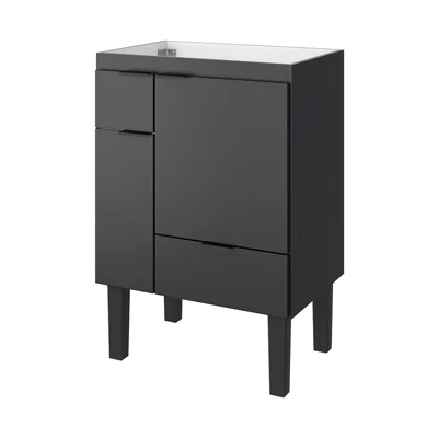 MUEBLE DE BAO MODELO IBATE NEGRO S/TAPA