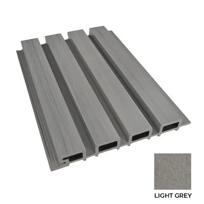 REVESTIMIENTO EXTERIOR WPC LIGHT GREY 