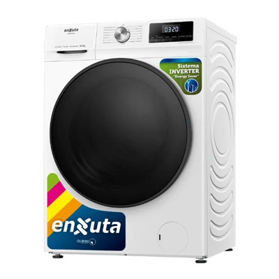 LAVARROPA AUTOMATICO INVERTER CARGA FRONTAL 10,5 KG BLANCO