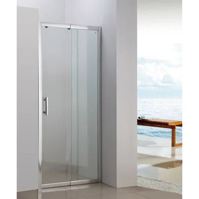 MAMPARA DE VIDRIO / ALUMINIO 150 A 164 X 185 CM 