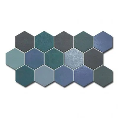 PORCELANATO HEX AQUAMARINE 