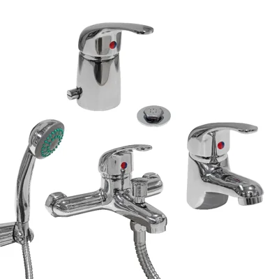 COMBO GAVILAN MONOCOMANDO Grifera de lavatorio +bao ducha + bidet con transferencia