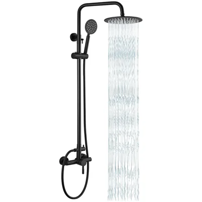 BARRAL WICO NEGRO C/DUCHA MONOCOMANDO