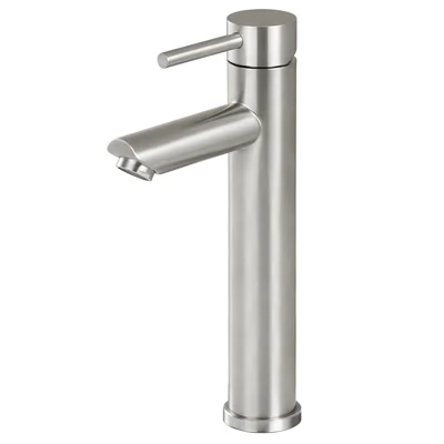 GRIFERA MONOCOMANDO DE LAVATORIO WICO PALITO ACERO SATIN