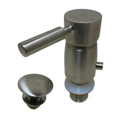BIDET MONOCOMANDO CON TRANSFERENCIA MODELO PALITO SATINADO 