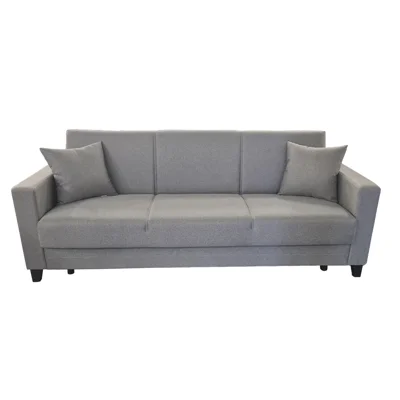 SOF CAMA 3 LUGARES MODELO PALOMA COLOR GRIS