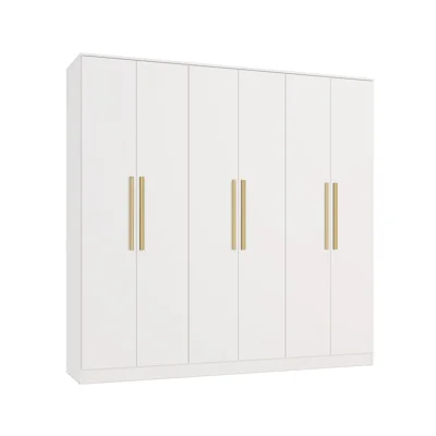 ROPERO 6 PUERTAS BLANCO 