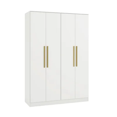 ROPERO 4 PUERTAS BLANCO 