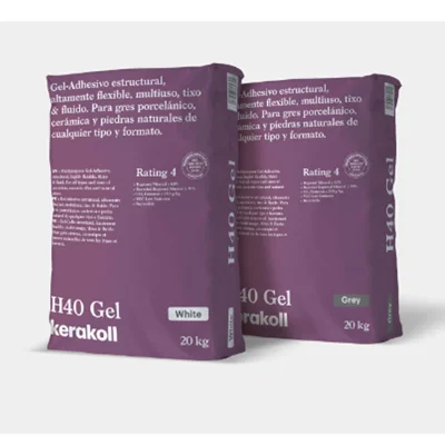 H40 GEL ADHESIVO ESTRUCTURAL FLEXIBLE COLOR BLANCO  BLANCO 20 kg