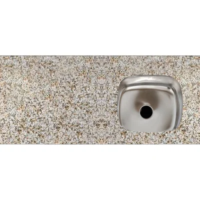 MESADA DE GRANITO MARACUYA PUL 122X52 CM CON PILETA DERECHA SIN HUECO PARA GRIFERA