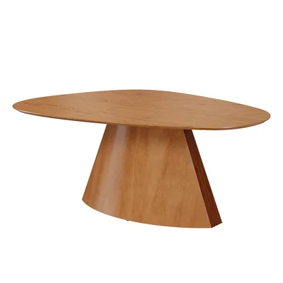 MESA DE COMEDOR OLIVIA ORGNICA COLOR NOGUEIRA