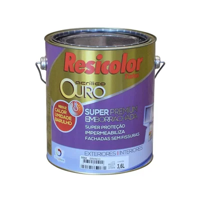 PINTURA IMPERMEABILIZANTE PARA FRENTES BLANCO 3,6 lts. - RESIFRENT
 
